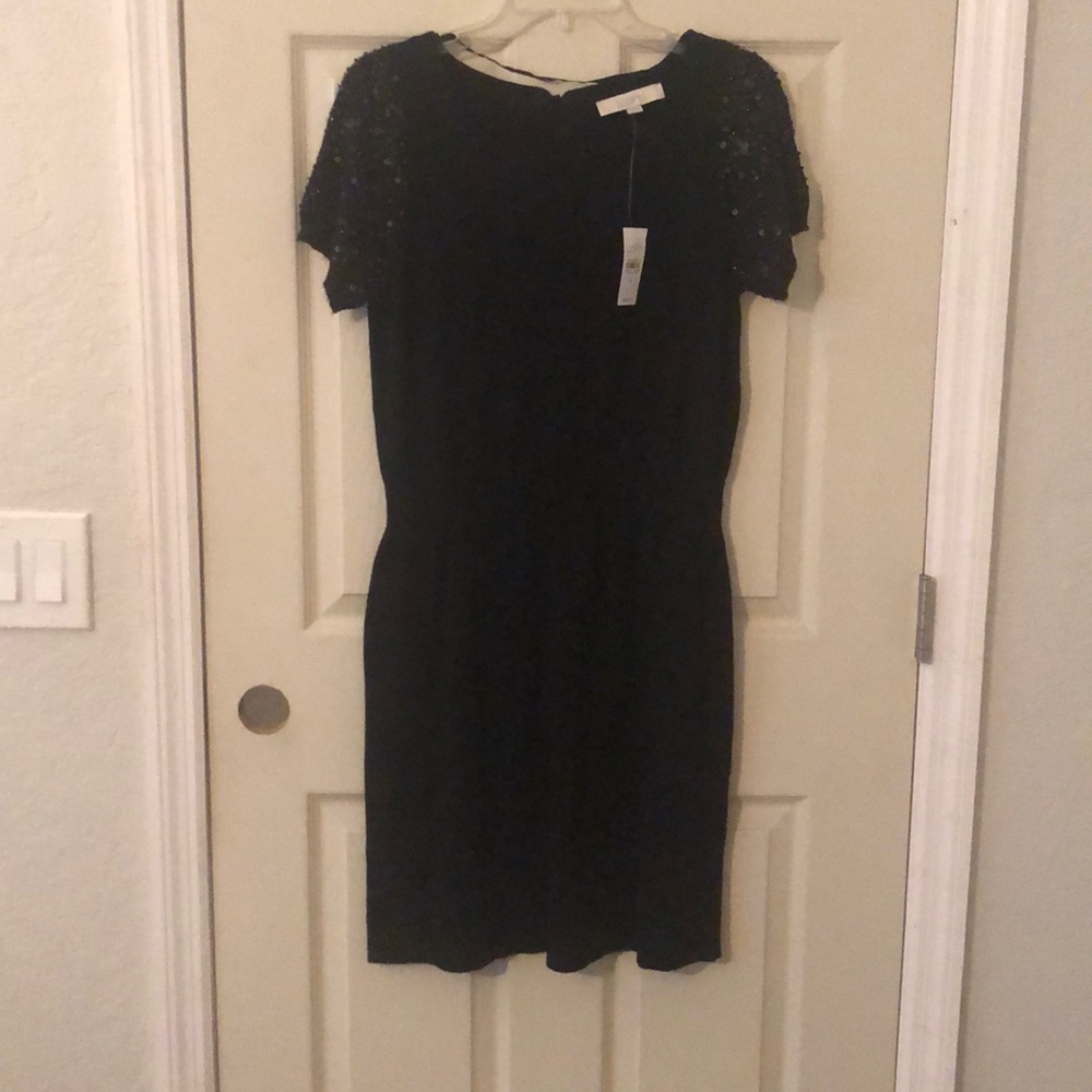 Black sweater dress